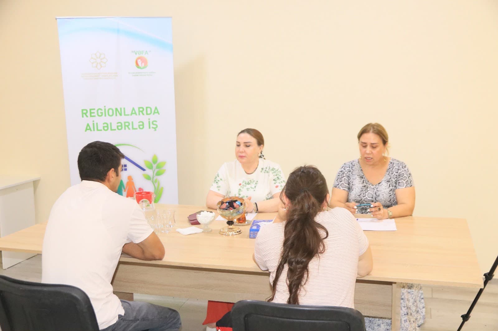 “Regionlarda ailələrlə iş” layihəsi çərçivəsində görüşlər keçirilib