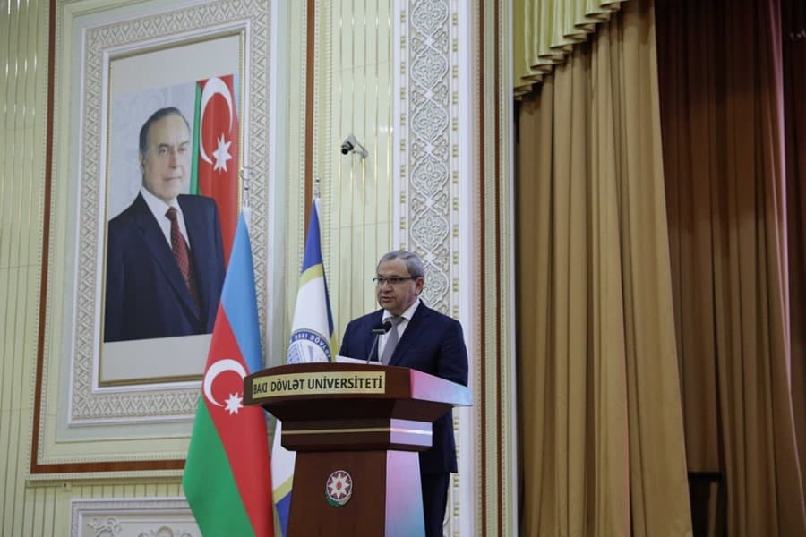 BDU-da Ümummilli Lider Heydər Əliyevin anım günü ilə bağlı tədbir keçirilib - FOTOLAR
