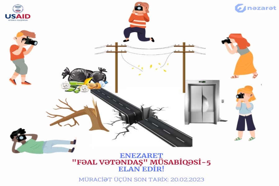 “Fəal vətəndaş” müsabiqəsi 5 elan edildi - İştirak et və Qazan!