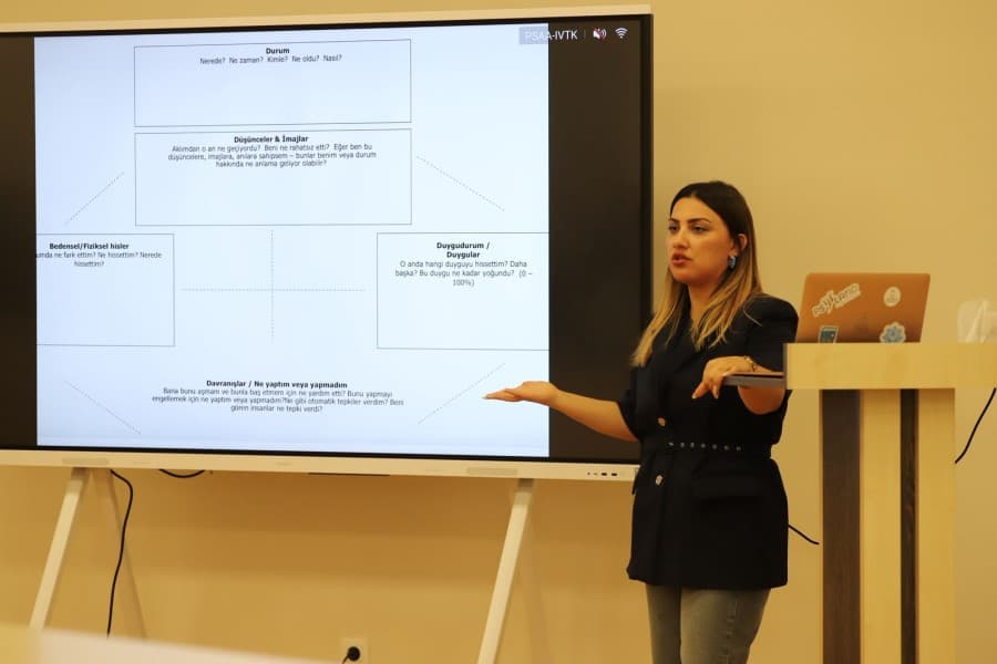 “Gələcək qurucular – azad edilmiş ərazilərdə psixoloqlar üçün peşəkar inkişaf” layihəsi uğurla yekunlaşıb - FOTOLAR