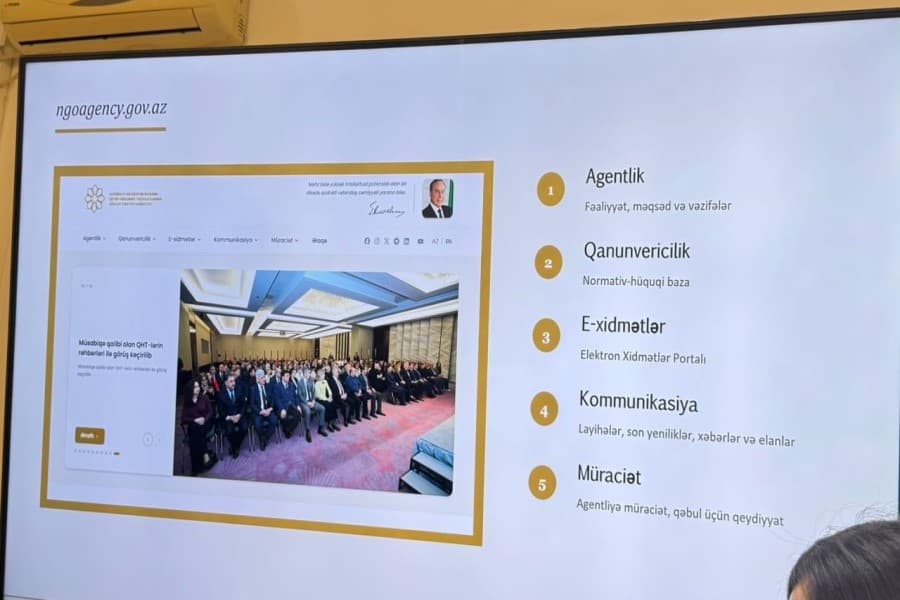 QHT Agentliyinin yenilənmiş rəsmi saytı ictimaiyyətə təqdim olundu