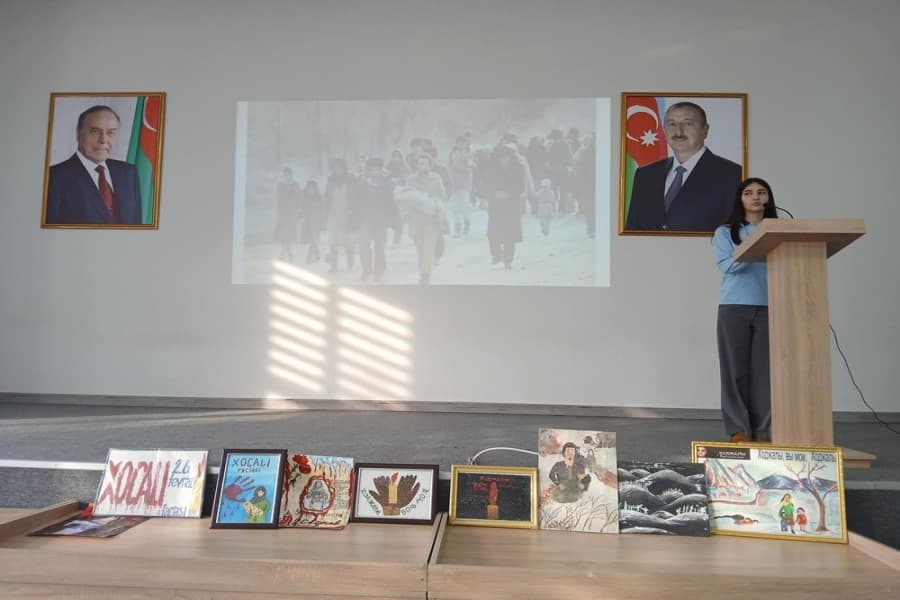 Kəngərlidə və Qaxda Xocalı faciəsinə həsr olunmuş tədbirlər keçirilib - FOTOLAR