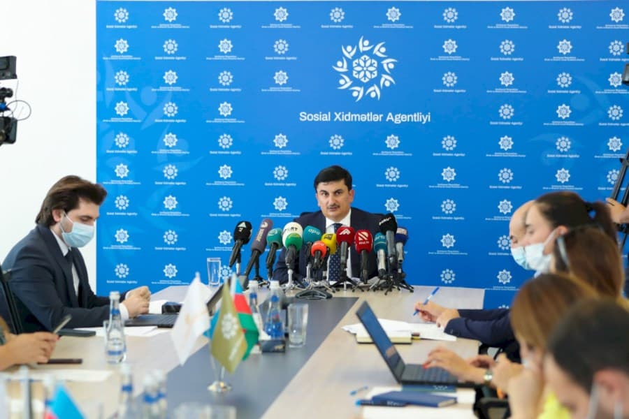Sosial Xidmətlər Agentliyində 2021-ci ilin 6 ayının yekunlarına və postmüharibə dövründə sosial xidmətlərə dair mətbuat konfransı keçirilib