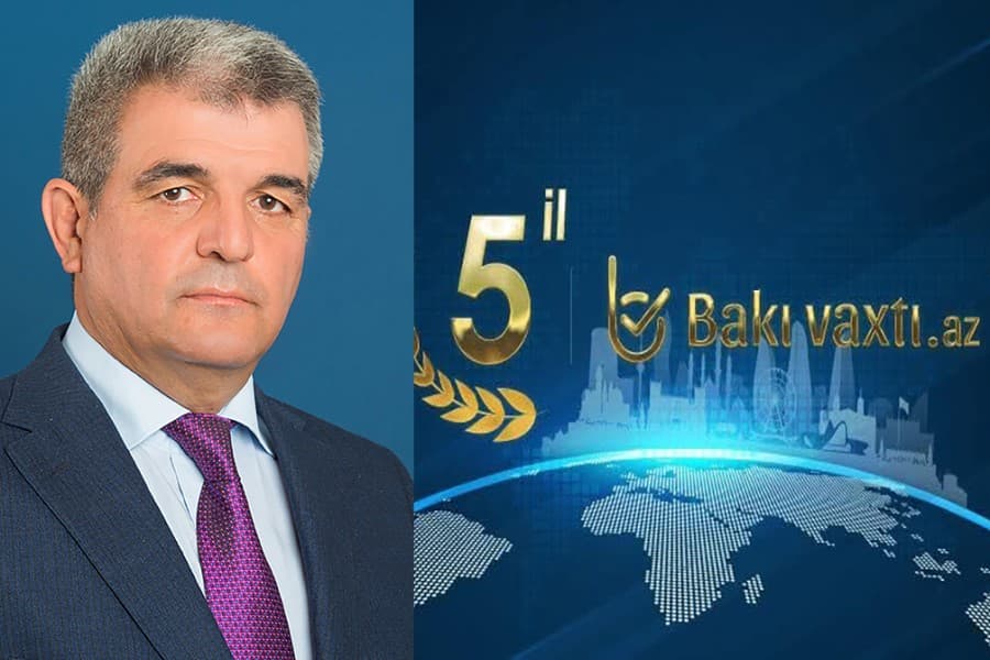 Komitə sədri “Bakıvaxt.az” portalını 5 illik yubileyi münasibətilə təbrik edib