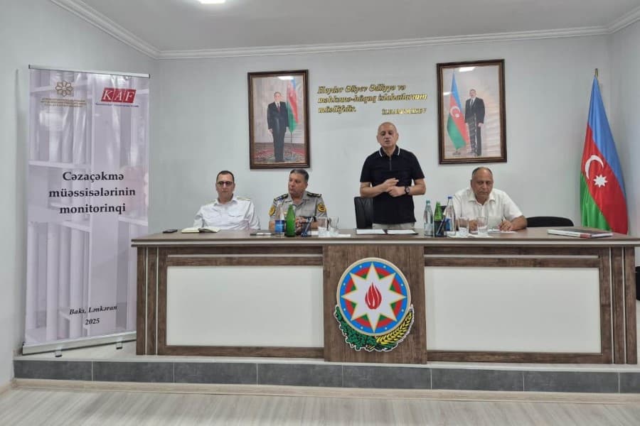 “Konstitusiya” Araşdırmalar Fondu 12 saylı Cəzaçəkmə müəssisəsində monitorinq keçirib - FOTOLAR