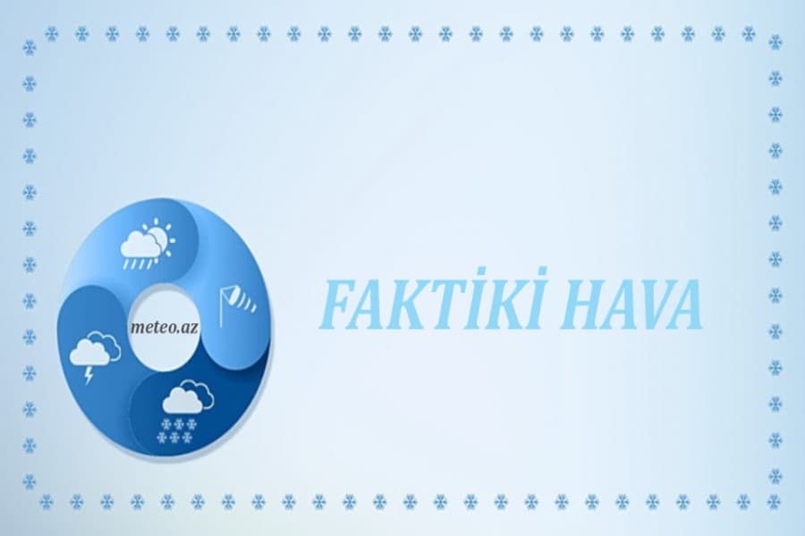 Fevralın 25-i saat 10:00-a olan faktiki hava