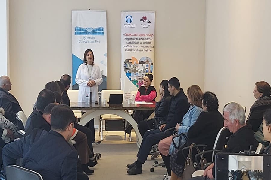 "Ürəkləri qoruyaq" layihəsinin növbəti tədbiri Şəmkirdə keçirilib