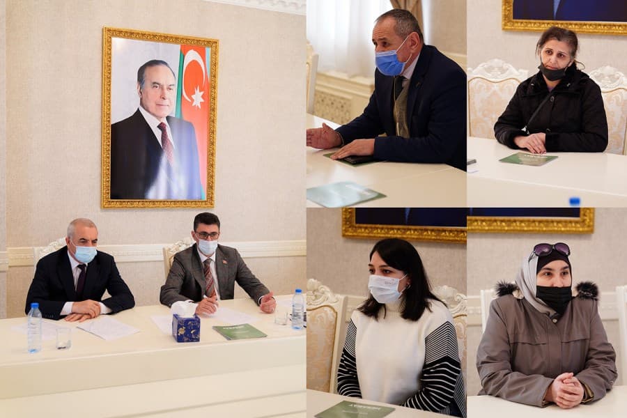 Şahin Seyidzadə Abşeron rayonunda fərdi vətəndaş qəbulu keçirib - FOTOLAR