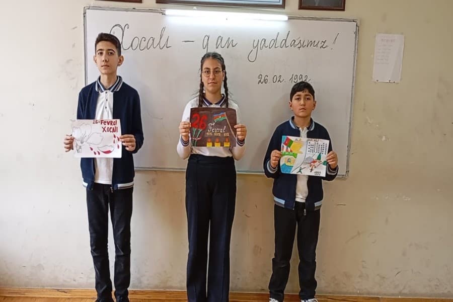 Mingəçevirdə “Xocalı – qan yaddaşımız” mövzusunda anım tədbiri keçirildi - FOTOLAR