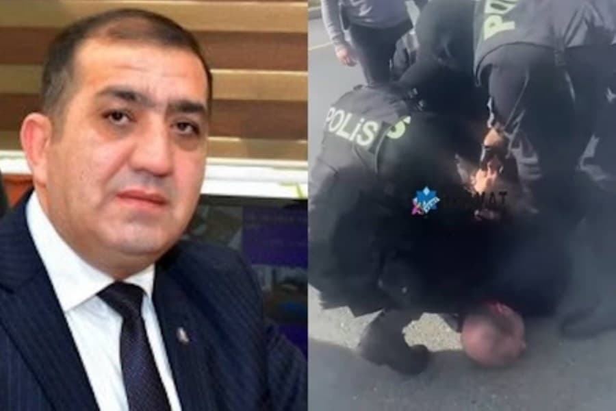 SON DƏQİQƏ! Polis Rasim Məmmədovu belə saxladı! - EKSKLÜZİV VİDEO