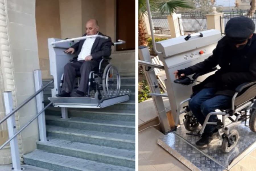 Masallı və Salyan rayonlarında 11 platforma liftlər və ramplar quraşdırılıb - FOTOLAR