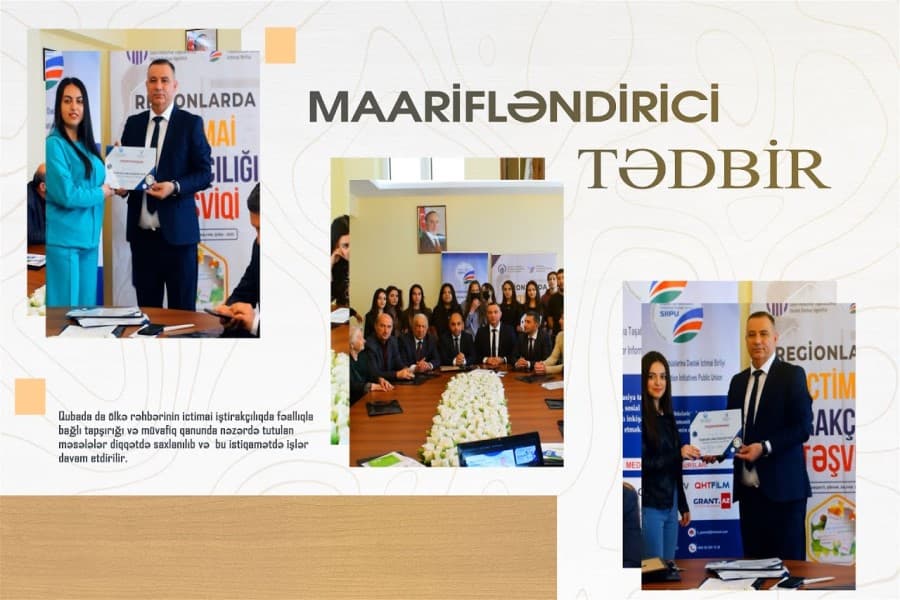 Regionlarda ictimai iştirakçılıq - Qubadan reportaj - VİDEO
