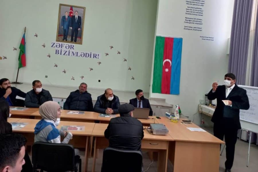 “Narkomaniya və sağlam həyat tərzi” mövzusunda təlim keçirilib - FOTOLAR