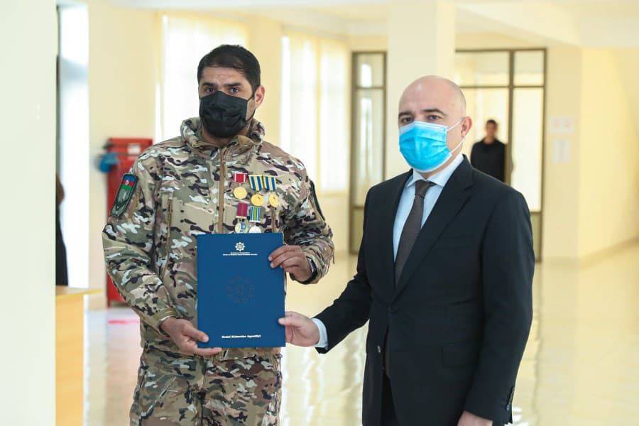 Şəhid ailələri və müharibə əlillərinə daha 50 mənzil verildi - FOTOLAR