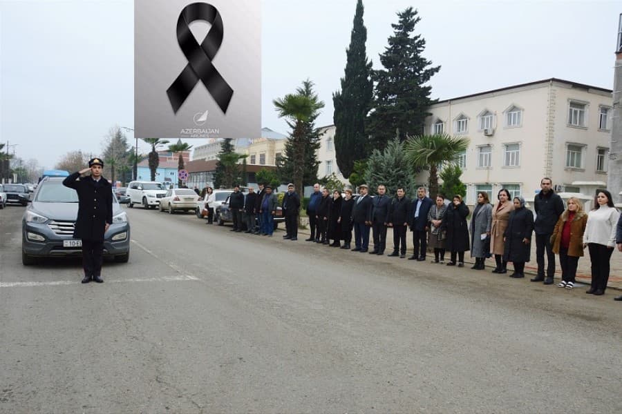 Təyyarə qəzası qurbanlarının xatirəsi Masallıda anılıb