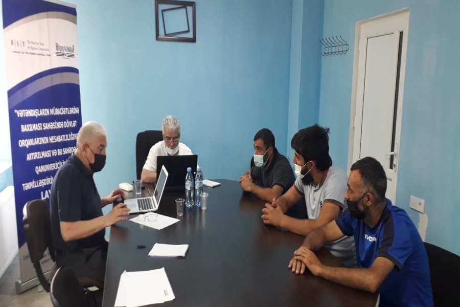 İmişlidə həsas əhali qrupları üçün hüquqi yardım qəbulu keçirilib
