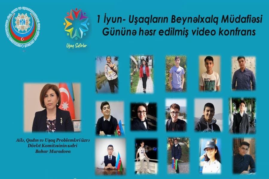 Bahar Muradova “Uşaq Səfirlər Məclisi” üzvlərinin iştirakı ilə onlayn konfrans keçirəcək