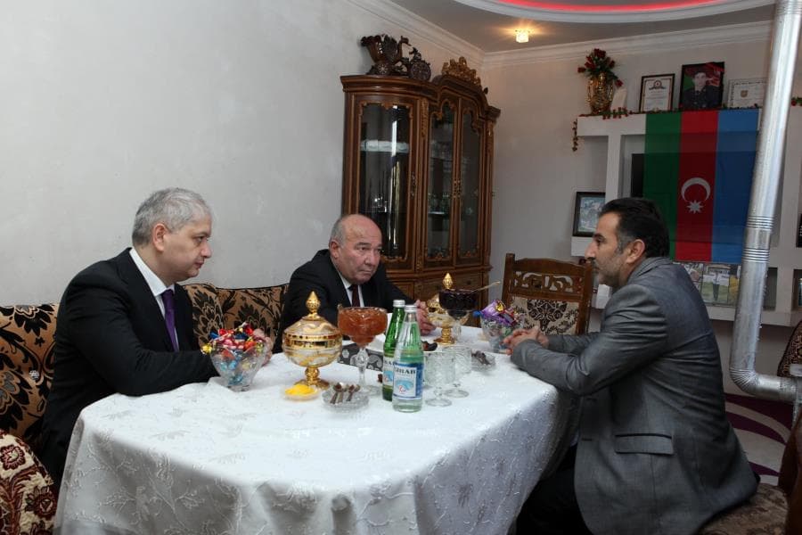 Nazir müavini Hidayət Abdullayev şəhid ailələri ilə görüşdü