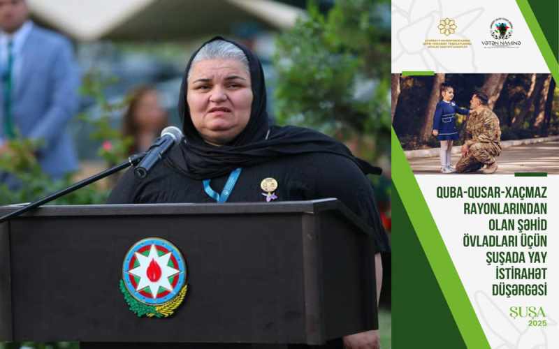 QHT layihə çərçivəsində şəhid övladları üçün Şuşada yay istirahət düşərgəsi təşkil edəcək