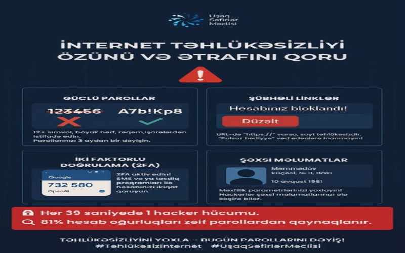 İnternet təhlükəsizliyi ilə bağlı maarifləndirici təşəbbüs