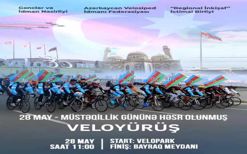 28 May – Respublika Günü münasibətilə veloyürüş keçiriləcək