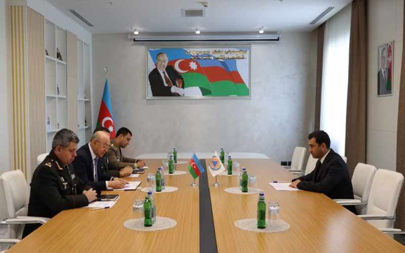 Nazir Kəmaləddin Heydərov Beynəlxalq Mülki Müdafiə Təşkilatının yeni Baş katibi ilə görüşüb