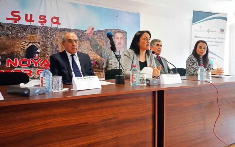 “Məktəb icmasının inkişaf etdirilməsi vasitəsilə məktəbin nüfuzunun artırılması təşəbbüsü” layihəsi başa çatıb - FOTOLAR