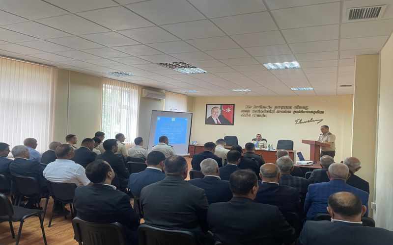 Yanğın təhlükəsizliyi ilə bağlı silsilə maarifləndirmə tədbirləri keçirilib - FOTOLAR
