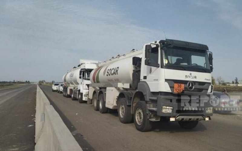 Qarabağın erməni sakinləri üçün daha 32 ton benzin göndərilib