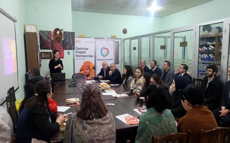 Sumqayıtda mediatorlar üçün məişət zorakılığı ilə mübarizə üzrə təlim keçirilib - FOTOLAR