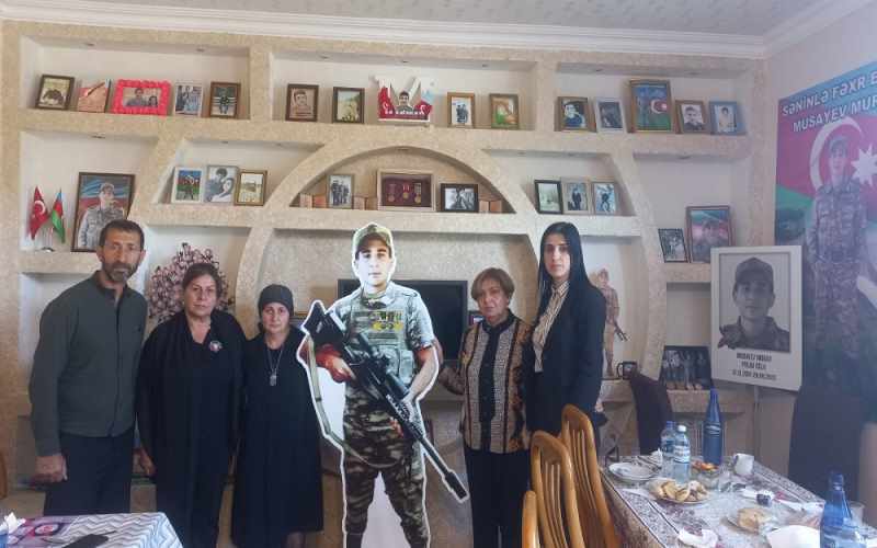 QHT şəhid ailələri ilə görüş keçirib - FOTOLAR