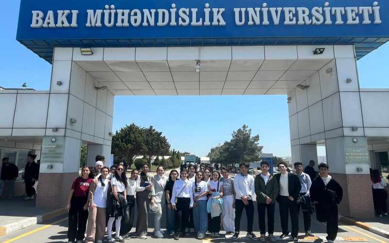 Uşaq Səfirlər Məclisinin üzvləri Bakı Mühəndislik Universitetində olublar - FOTOLAR