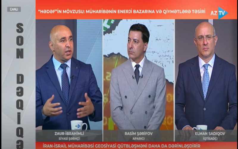QHT sədri İsrail-İran müharibəsini müzakirə edib - FOTOLAR