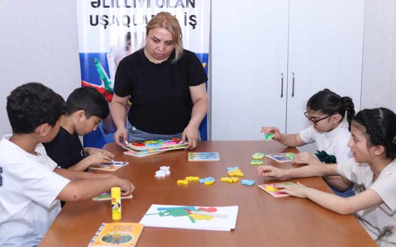  “Əlilliyi olan uşaqlarla iş” layihəsi uğurla davam edir - FOTOLAR