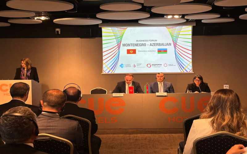 Monteneqro-Azərbaycan biznes forumu və iki ölkənin hökumətləri arasında Birgə Komissiyanın 3-cü iclası keçirildi