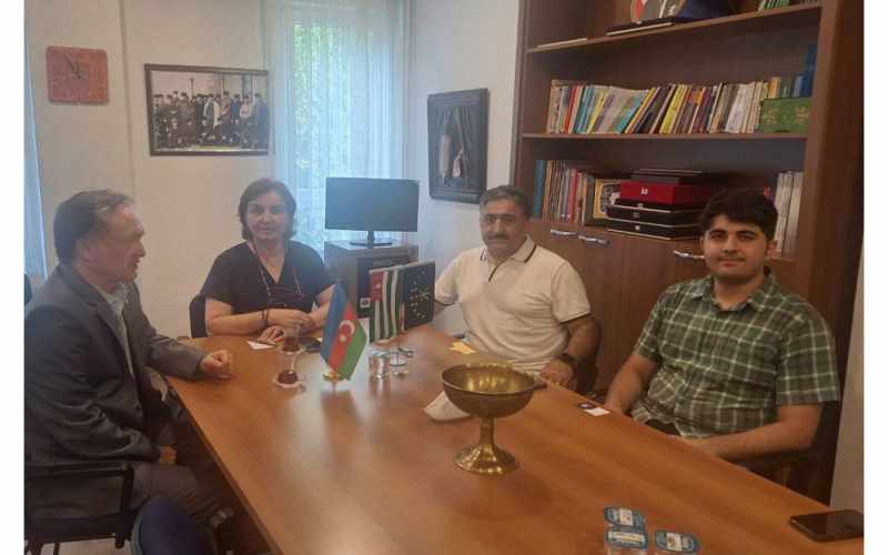 QHT sədri və KAFFED nümayəndələri Qafqaz xalqlarının hüquqlarının müdafiəsi məsələlərini müzakirə edib - FOTOLAR