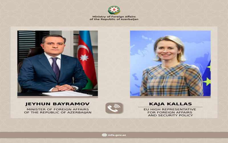Ceyhun Bayramov ilə Kaya Kallas arasında telefon danışığı aparılıb