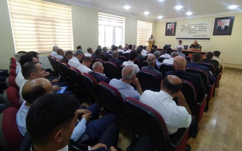 FHN Lerik rayonunda seminar-müşavirə keçirib - FOTOLAR