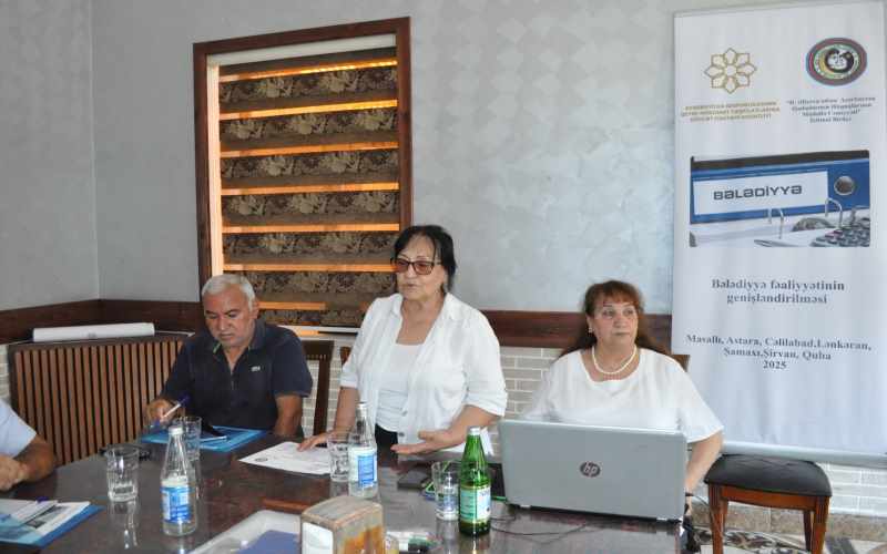 “Bələdiyyə fəaliyyətinin genişləndirilməsi” adlı layihənin növbəti tədbiri Masallıda keçirilib - FOTOLAR