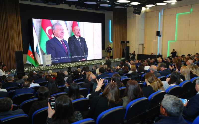 Azərbaycan-Özbəkistan QHT-lərin Əməkdaşlıq Forumunun açılış paneli baş tutub - FOTOLAR