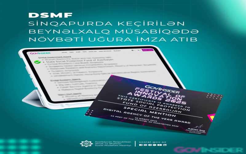 DSMF Sinqapurda keçirilən beynəlxalq müsabiqədə növbəti uğura imza atıb