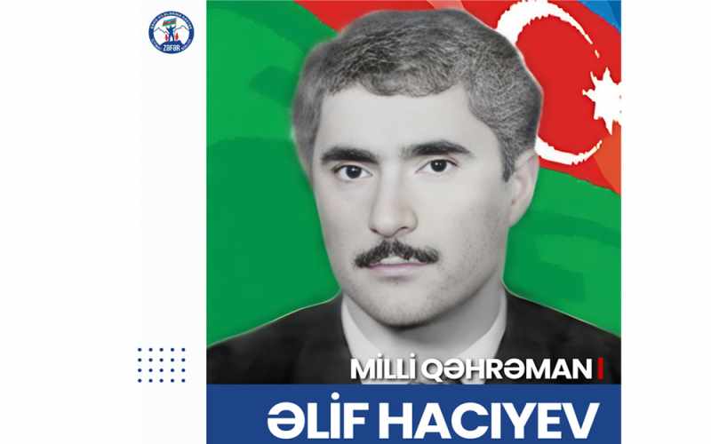 Azərbaycanın Milli Qəhrəmanı - Xocalı soyqırımı şəhidi Əlif Hacıyevin doğum günüdür