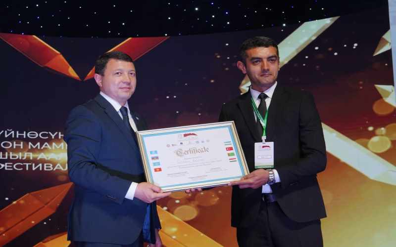 İntiqam Yaşar TÜRKSOY -un diplomatı seçilib - FOTOLAR