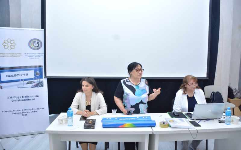 Şamaxıda bələdiyyələrin fəaliyyətinin genişləndirilməsinə həsr olunmuş tədbir keçirilib - FOTOLAR