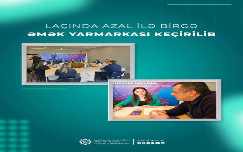 Laçında AZAL ilə birgə əmək yarmarkası keçirilib