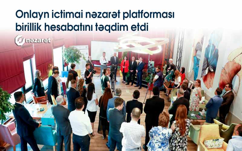 Onlayn ictimai nəzarət platforması birillik hesabatını təqdim etdi - VİDEO