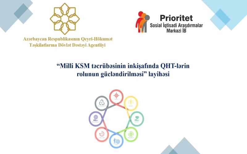 Özəl sektorun KSM siyasətində QHT-lərin rolu gücləndirilməsinə yardım göstəriləcək