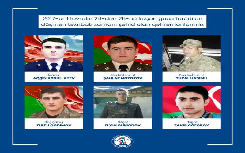 Bu gün Xocavənd döyüşlərində şəhid olan qəhrəmanlarımızı anırıq!
