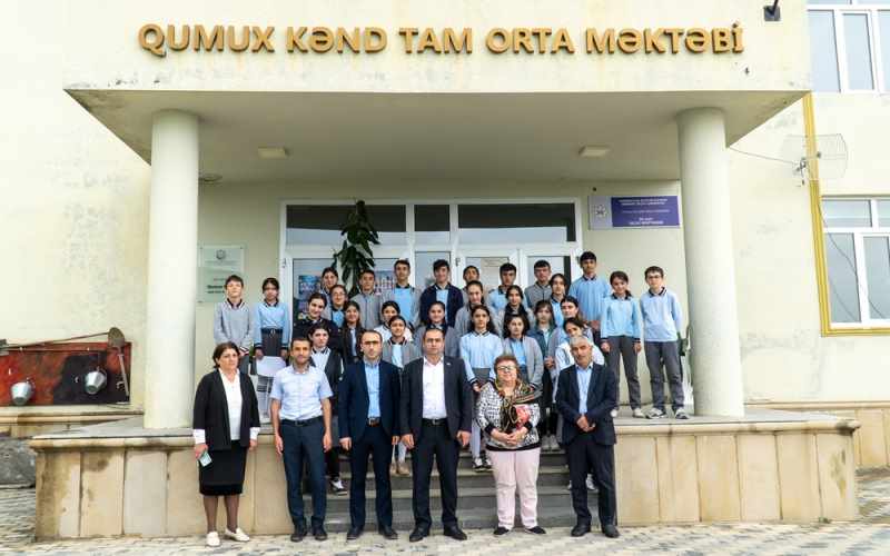 Himayə UİB layihə çərçivəsində Şəki rayonu Qumux kəndində tədbir təşkil etdi - FOTOLAR