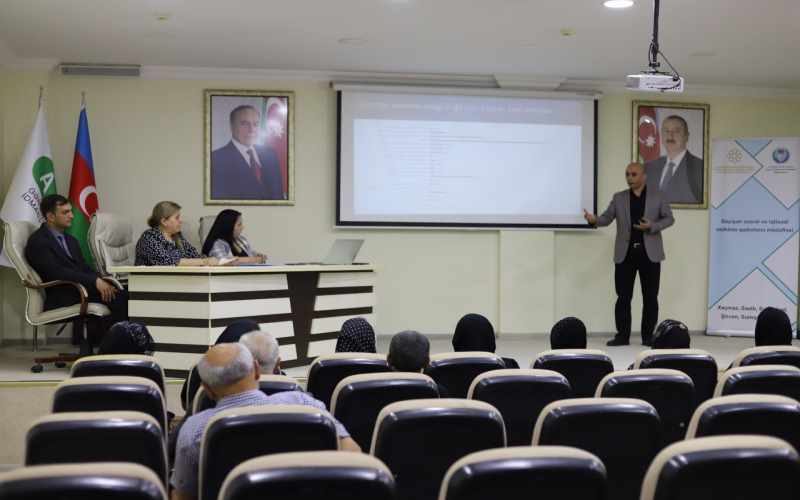 Şirvanda qadınların sosial-iqtisadi fəallığının artırılmasına yönəlmiş tədbir keçirildi - FOTOLAR